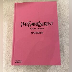 Yves Saint Laurent Pink Haute Couture Catwalk Book